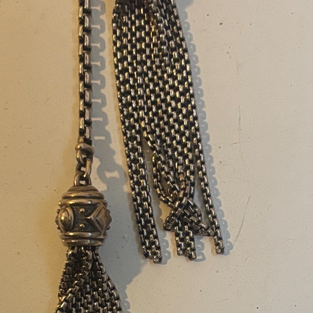 David Yurman Authentic Renaissance Tassel Necklace *authentic* - Picture 14 of 16